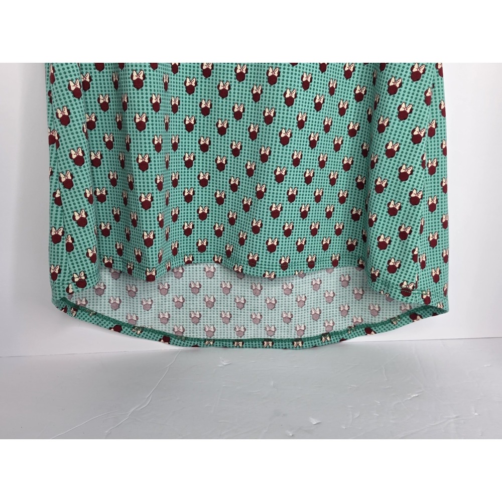 LuLaRoe Classic T DISNEY In Mint Green/Teal Minnie Mouse Polka Dot SZ: XSM NWT - Picture 3 of 7